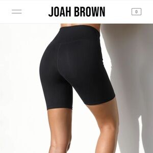 NWT Joah Brown black biker shorts!